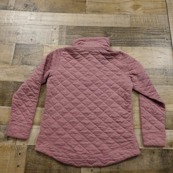 Marmot Quilted Snap Pullover Women’s Medium Rose Heather Outdoor Cozy Layer - Picture 9 of 11